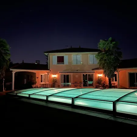 Charmant Logis Neuf Equipe/Piscine/Spa/Sauna/Gym Heyrieux Exterior photo
